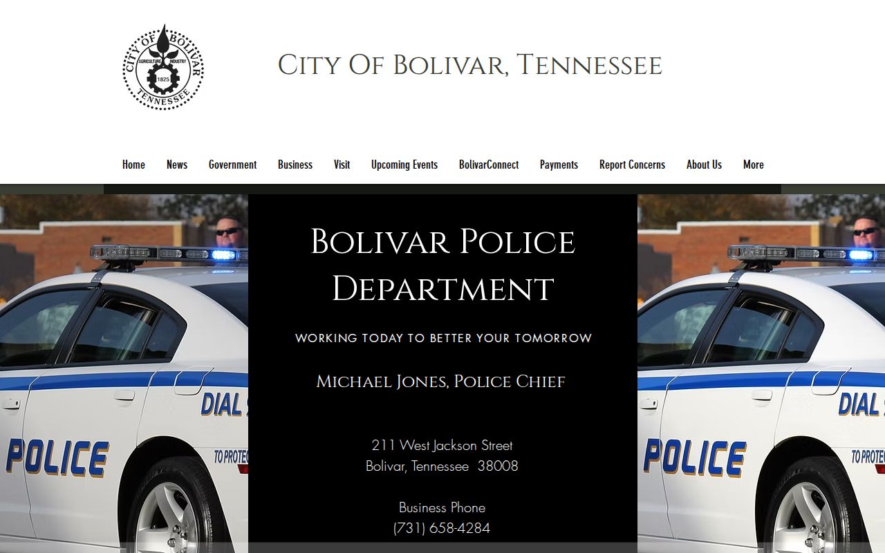 Bolivar criminal record access through the police department